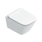 Унитаз подвесной с крышкой Catalano Green 50x37 безободковый, белый (0411500001_0451200001) - Фото 1