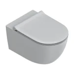 Унитаз подвесной с крышкой Catalano Sfera 55x35, Cemento Satinato (0511550023_0551200023) - Фото 1