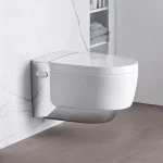 Унітаз-біде підвісний Geberit AquaClean Mera Comfort, глянцевий хром (146.210.21.1) - Фото 2