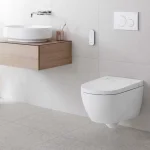Подвесной унитаз-биде Geberit AquaClean Alba, декоративная панель, белый / KeraTect (146.350.01.1) - Фото 2