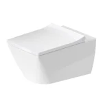 Унитаз подвесной с крышкой Duravit Viu Rimless, 57x37 (2511090000 0021190000) - Фото 1
