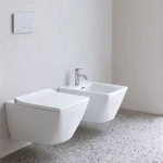 Унитаз подвесной с крышкой Duravit Viu Rimless, 57x37 (2511090000 0021190000) - Фото 2