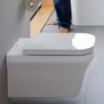 Унітаз підвісний Duravit P3 Comforts Rimless з кришкою, білий (2561090000/0020390000) - Фото 2