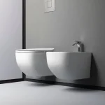 Унитаз подвесной AXA White Jam Norim , безободковый, белый (3312701) - Фото 3