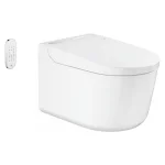 Унитаз-биде Grohe Sensia Pro безободковый подвесной электронный, белый (36508SH0) - Фото 2