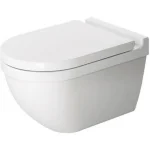 Унитаз подвесной Duravit Rimless Starck 3 с крышкой SoftClose (45270900A1) - Фото 1