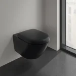 Унитаз подвесной Villeroy&Boch Antao, 37х56 см, Ceramic Plus, Pure Black (4674T0R7) - Фото 3