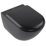 Унитаз подвесной Villeroy&Boch Antao, 37х56 см, Ceramic Plus, Pure Black (4674T0R7) - Фото 2
