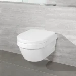 Унитаз подвесной с крышкой Villeroy & Boch Omnia Architectura, безободковый, AntiBac (4687R0T1 9M66S201) - Фото 2