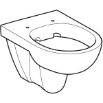 Комплект подвесного унитаза с крышкой Geberit Selnova, белый (500.265.01.1/500.333.01.1) - Фото 2