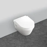 Унитаз подвесной с крышкой Villeroy & Boch Architectura AntiBac, безободковый (5684R0T1 9M70S101) - Фото 2