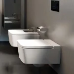Унитаз подвесной Roca Inspira Square Rimless 56x37 с крышкой, белый (A346537620/A80153262B) - Фото 2