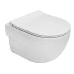 Унитаз подвесной Meridian Rimless с сиденьем Slim Urea, белый (A34H242000) - Фото 1