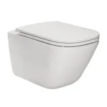 Унітаз підвісний Roca Gap Clean Rim з кришкою (A34H470000) - Фото 1
