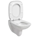 Унитаз подвесной с сиденьем Roca Debba Rimless 54x35.5, белый (A34H993000) - Фото 2