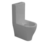 Унитаз-компакт Flaminia APP 58x36 h43 cм с системой Goclean, Cenere matt (AP116G) - Фото 1