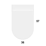 Унітаз підвісний Globo Forty 3, 57x36 см, Nero Opaco (FOS05AR) - Фото 2