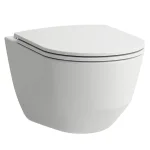 Унітаз підвісний Laufen Pro Rimless, укорочений, з кришкою Slim Soft Close, 49х36 (H8669550000001) - Фото 1