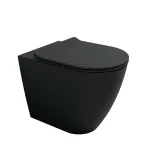 Унитаз напольный Flaminia Link с системой Goclean plus, carbone matt (LK117RG) - Фото 1