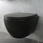 Унитаз подвесной Globo 4ALL 54х36, безободковый, черный (MDS03AR) - Фото 2