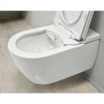 Унитаз-биде подвесной Villeroy & Boch ViClean 385x400x595 mm, White Alpin CeramicPlus (V0E200R1) - Фото 4