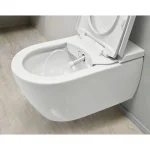 Унитаз-биде подвесной Villeroy & Boch ViClean 385x400x595 mm, White Alpin CeramicPlus (V0E200R1) - Фото 3