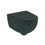 Унитаз подвесной Nic Design Pin 55х37, Basalto матовый (003709049) - Фото 1