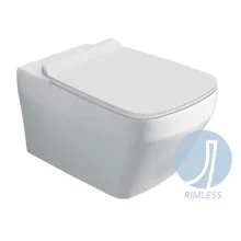Унитаз подвесной Simas Baden Baden безободковый, белый… - Фото №1