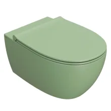 Унитаз подвесной Globo 4All 54x36 см, Lime (MDS03LI) - Фото №1