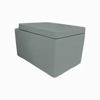 Унитаз подвесной Nic Design Cool 34х52х26 см, Cemento… - Фото №1