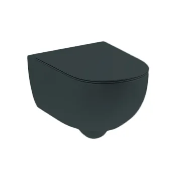 Унитаз подвесной Nic Design Pin с крышкой, Basalto… - Фото №1