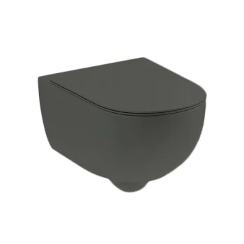 Унитаз подвесной Nic Design Pin 55х37 см с крышкой,… - Фото №1