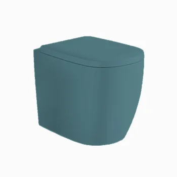 Унитаз напольный Nic Design Ovvio 37,4х53х42 см, Polvere… - Фото №1