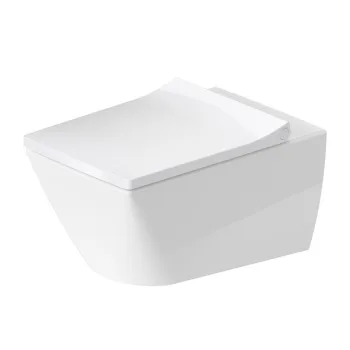 Унитаз подвесной с крышкой Duravit Viu Rimless, 57x37… - Фото №1