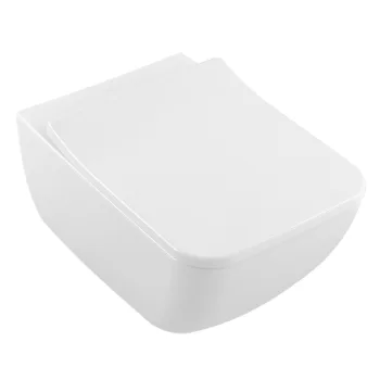 Унитаз подвесной Villeroy & Boch Legato Rimless с крышкой soft close (5663RS01)