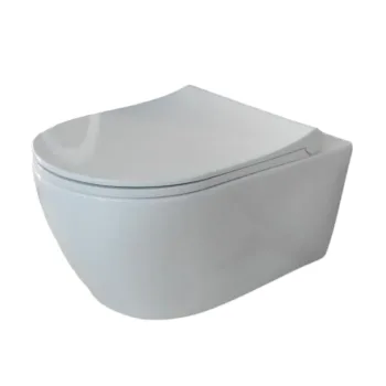 Унітаз підвісний безободковий з кришкою Quarter Bath… - Фото №1