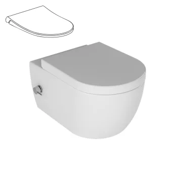 Унітаз-біде підвісний безободковий Quarter Bath Deep… - Фото №1
