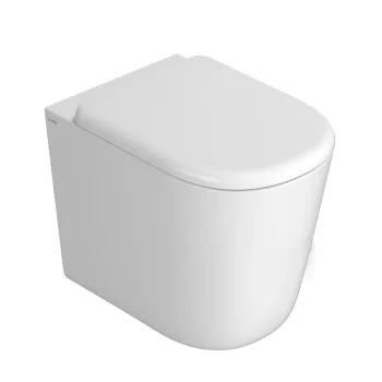 Унитаз наполный Globo Lalita 54х36 см, Bianco (LT001BI) - Фото №1