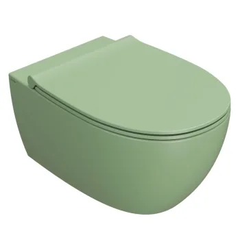 Унитаз подвесной Globo 4All 54x36 см, Lime (MDS03LI) - Фото №1