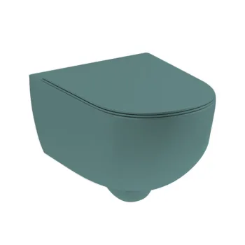 Унитаз подвесной Nic Design Pin 55х37, Aloe матовый… - Фото №1