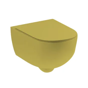 Унитаз подвесной Nic Design Pin 55х37, Senape матовый… - Фото №1