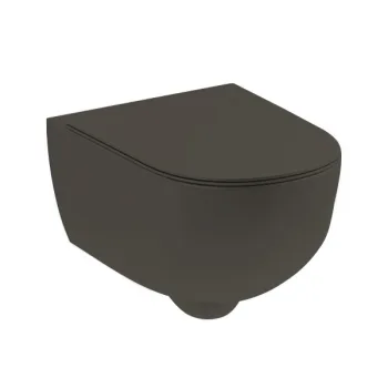 Унитаз подвесной Nic Design Pin 55х37, Fango матовый… - Фото №1