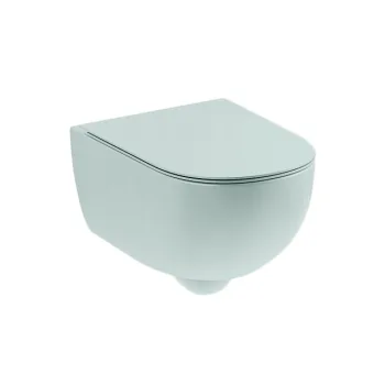 Унитаз подвесной Nic Design Pin 55х37, Gesso матовый… - Фото №1
