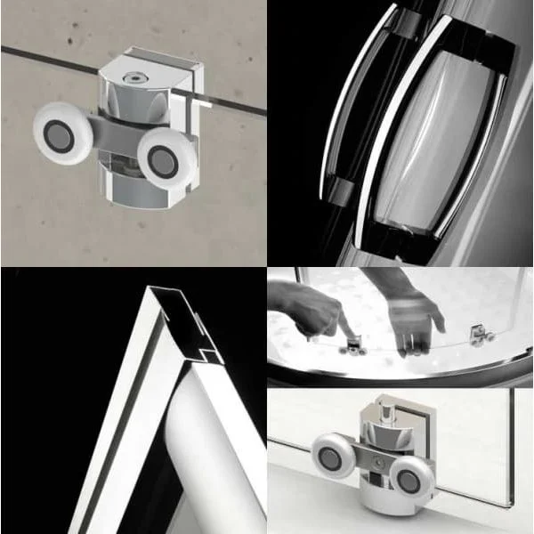 Душевая кабина Radaway Premium Plus DWJ 1200x1900, хром/прозрачное (33313-01-01N) - Фото 2