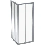 Душова кабіна квадратна Geberit GEO: 87.5–90x87.5–90x190см, сріблястий / скло прозоре (560.122.00.2) - Фото 1
