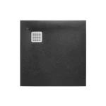 Душовий піддон Roca Terran 1000х1000, BLACK (AP1033E83E801400) - Фото 1