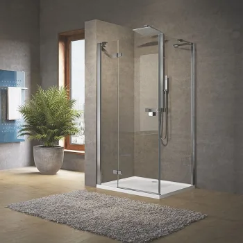 Душевая дверь Novellini Brera G+F GF80, Left стекло-Clear,… - Фото №1