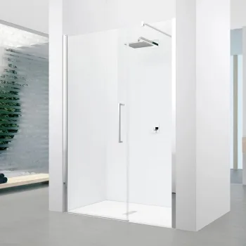 Душевая дверь Novellini Young G+F, стекло-Clear, профиль-хром… - Фото №1