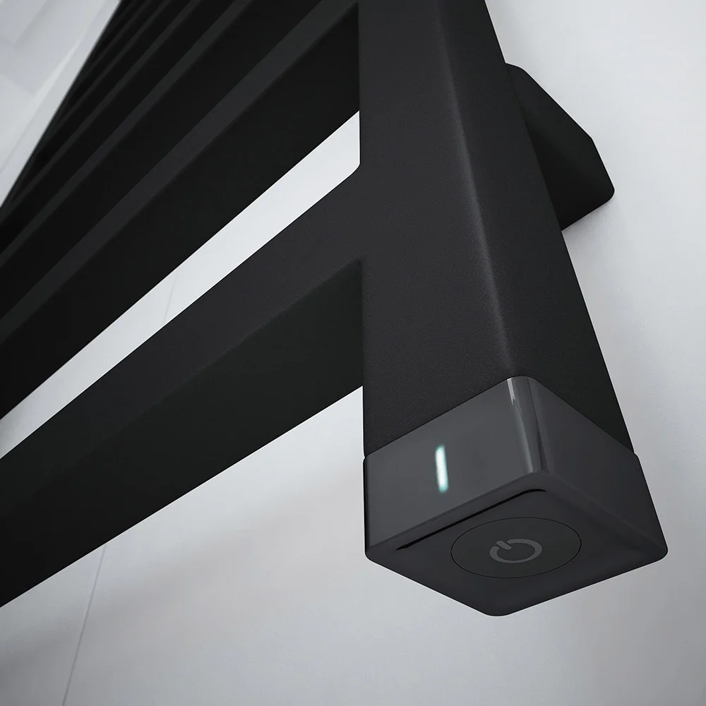 Электрический полотенцесушитель Terma Simple One 960х500, подключение справа, с вилкой, хром (WWSIE096050KCROE8U) - Фото 2