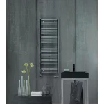 Полотенцесушитель электрический Zehnder Aura 1226х500мм, 300 Вт, хром (PBECZ-120-50-MQ) - Фото 2